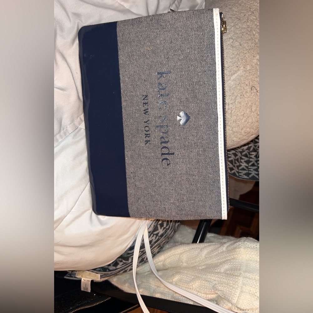 Denim Kate spade clutch